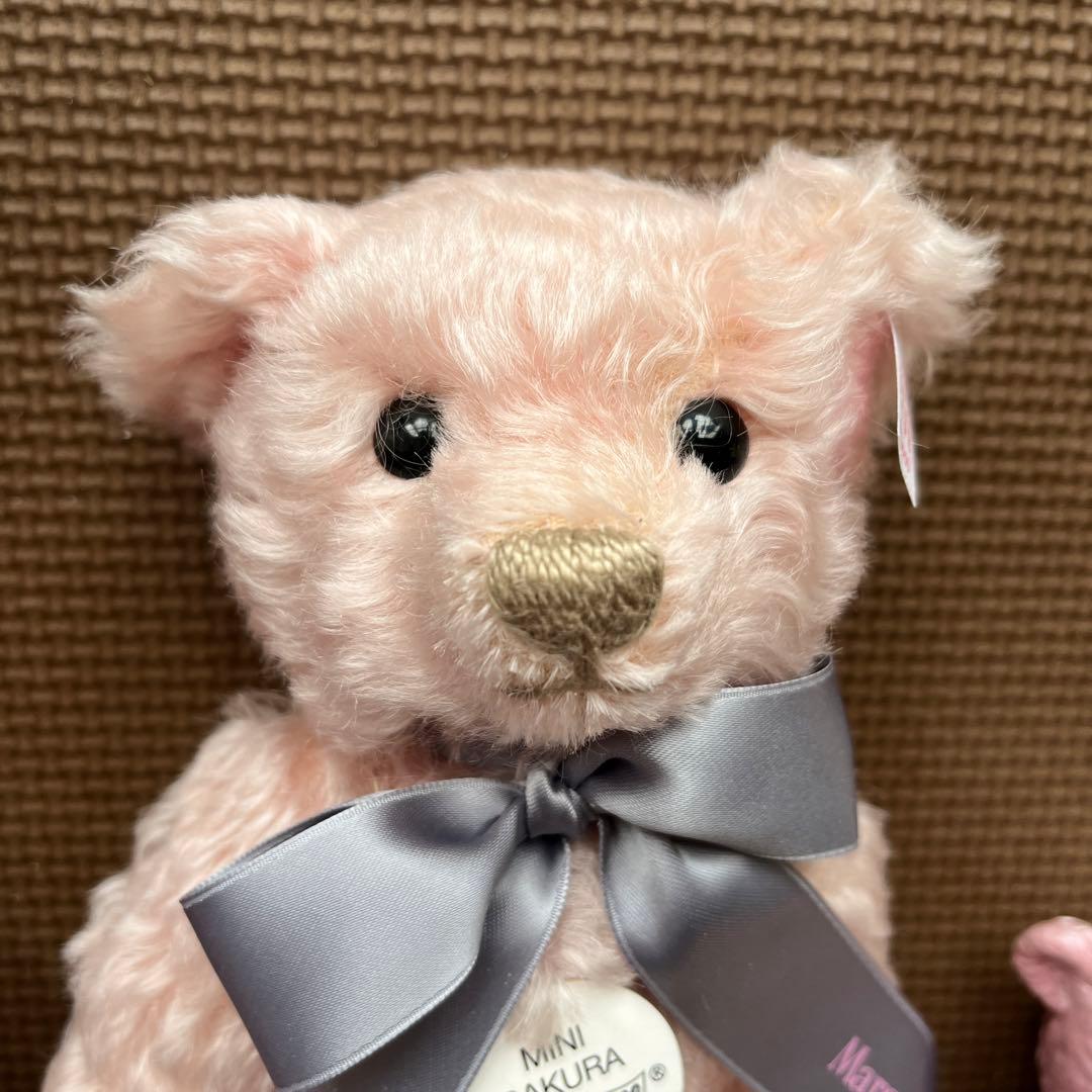 シュタイフ ミニサクラ　陶器付き　テディベア