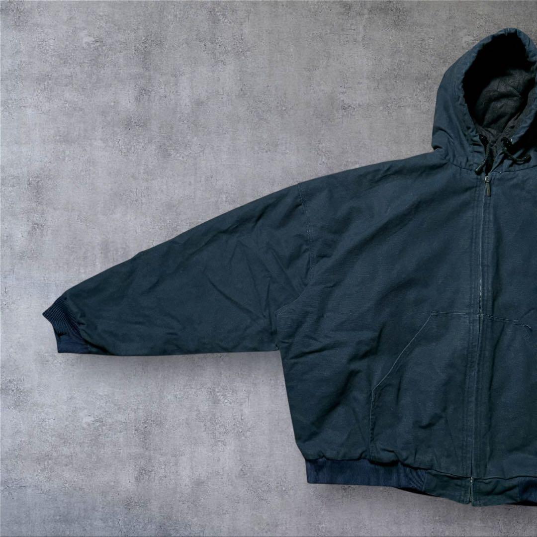 jjw2156 古着STEELGUARDダック地アクティブジャケットソリッ