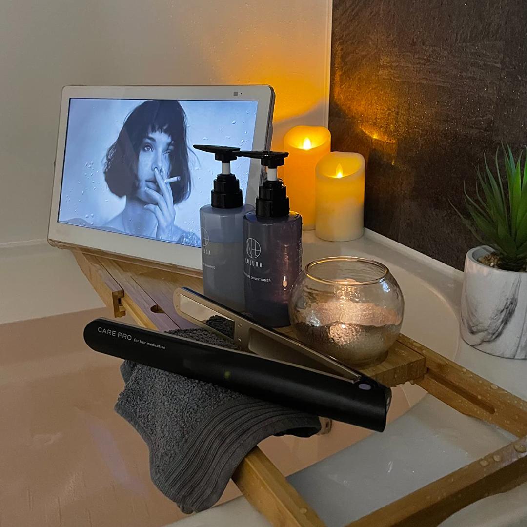 竹のバスタブトレー