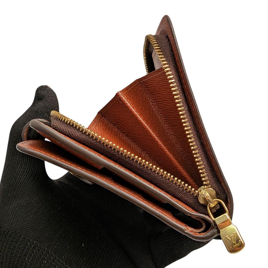 美品 ルイヴィトン モノグラム コンパクトジップ 956