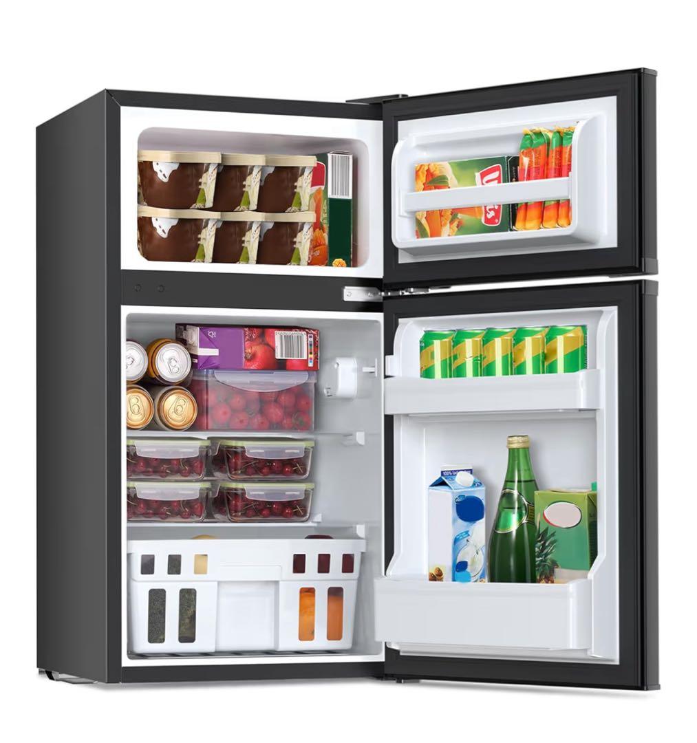 ２*３様 【新品】小型 冷蔵庫 87L 冷凍庫付き 2ドア 両開き コンパクト