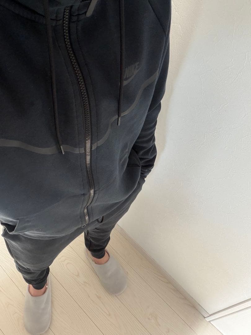 2*4様 ナイキ旧テックフリース‼️ブラック‼️サイズ上下M セットアップ‼️