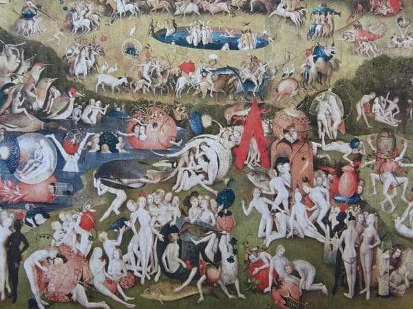 ヒエロニムス・ボス（ボッシュ）、【快楽の園】、希少豪華画集画、大判