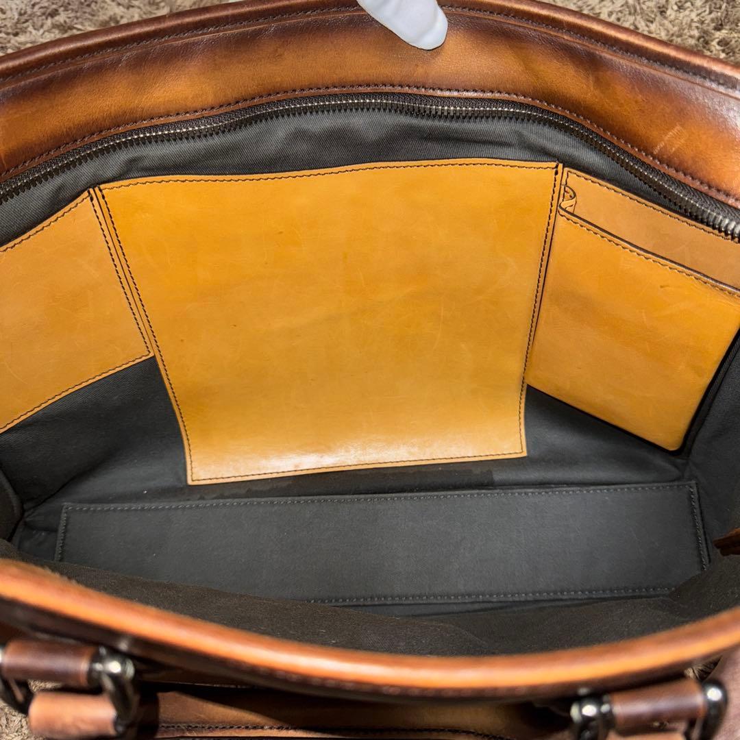 ベルルッティ(berluti)ブラウンレザー ビジネスバッグ