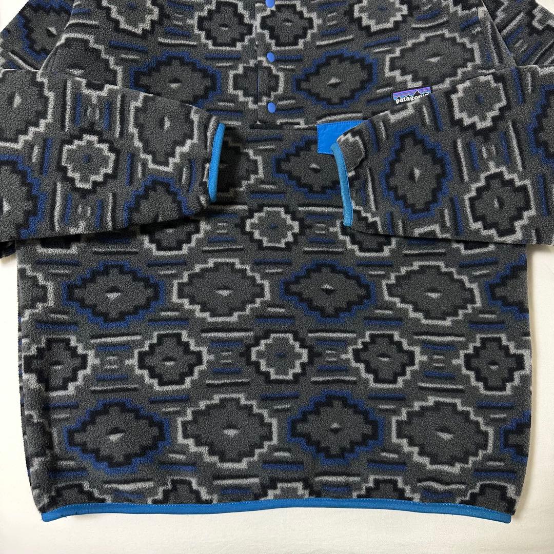 12s PATAGONIA シンチラスナップT デジタルネイティブ柄 M