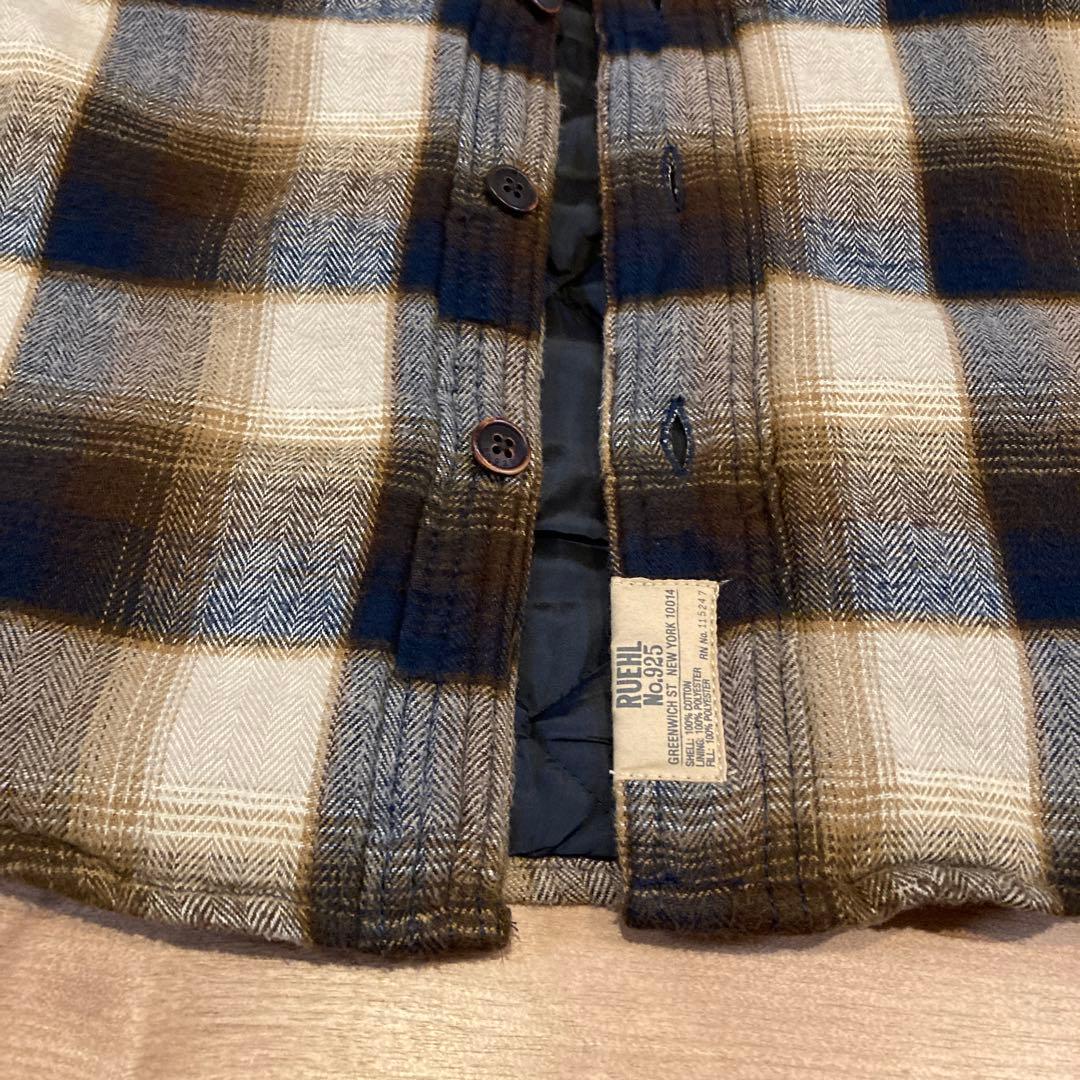 d*7様 激レアRUEHL No.925 ルール　中綿入りビンテージ　ネルジャケ