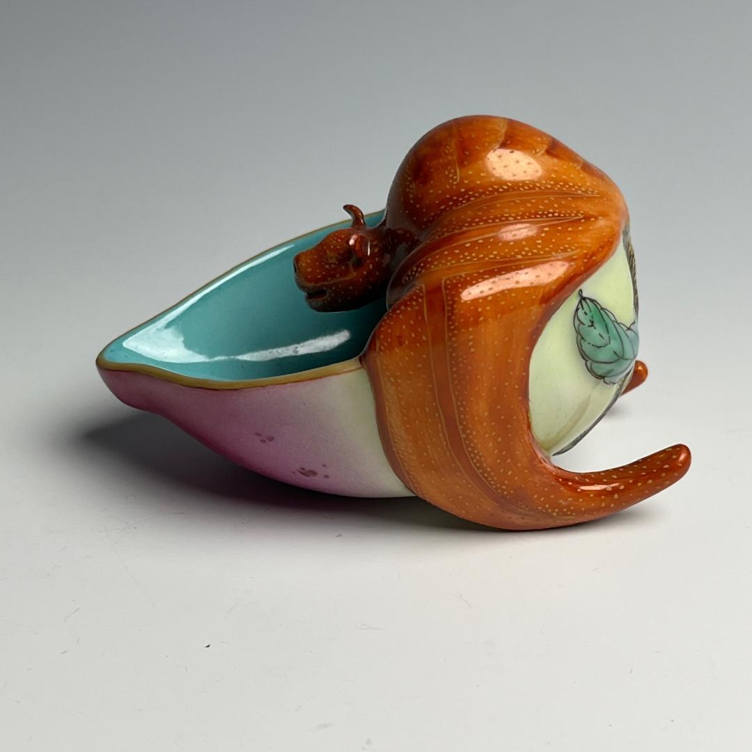 粉彩福寿紋洗 蝙蝠 桃 乾隆年製 款 中国美術 中国古玩