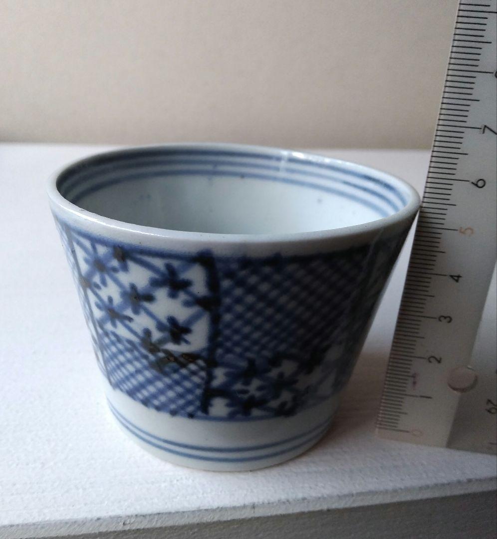 市松文 蕎麦猪口 そば猪口 そばちょこ ② ４客