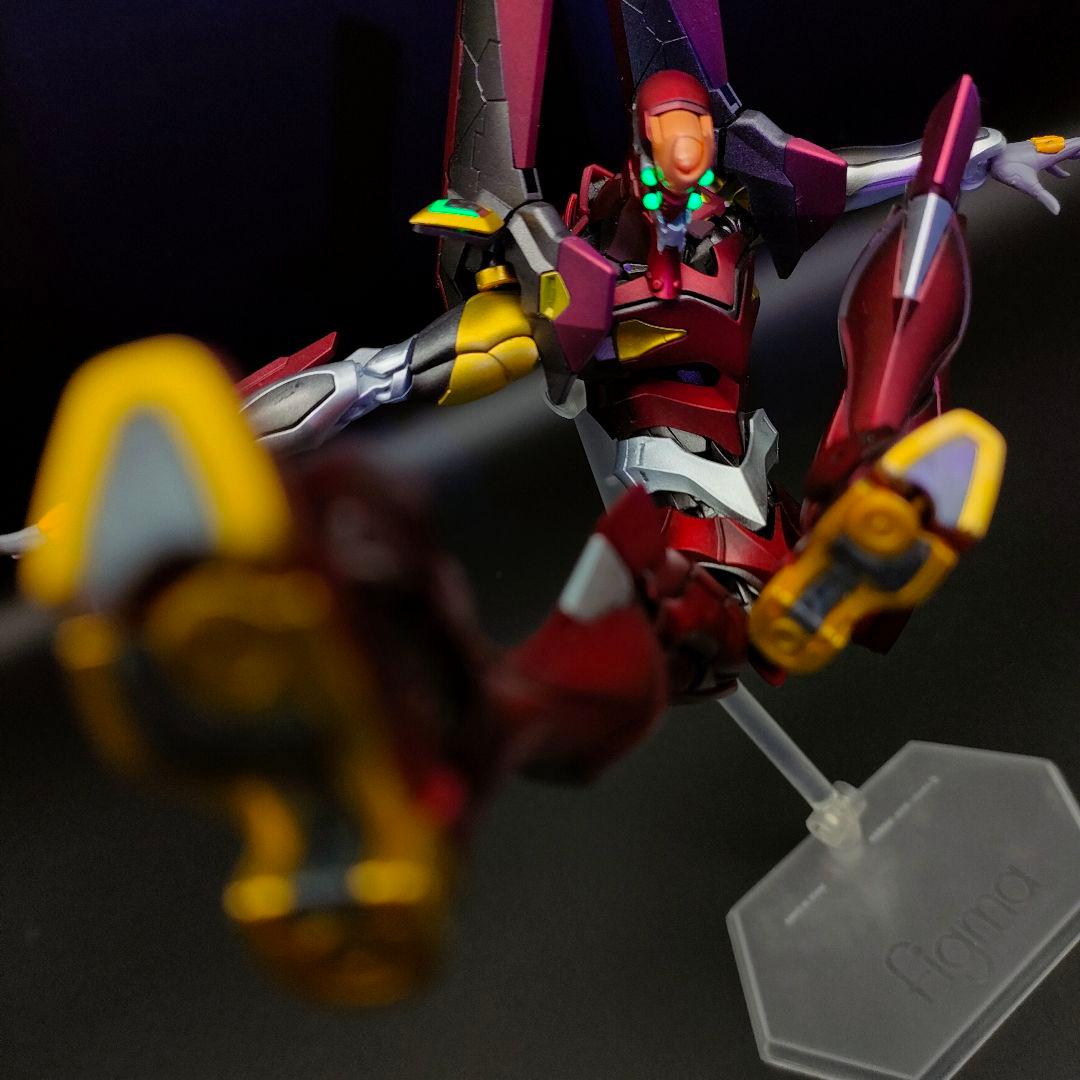 エヴァンゲリオン　弐号機 RG　ESVシールド装備　アスカ　【全塗装完成】