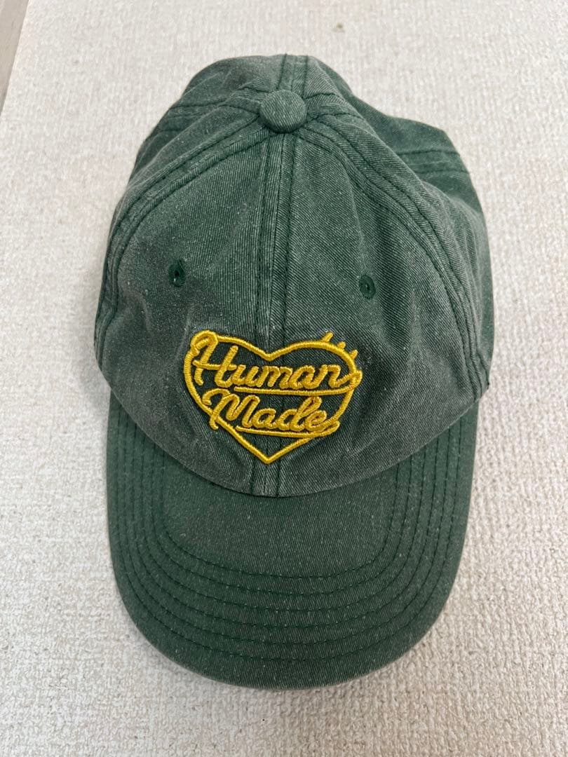 Human Made ダークグリーン キャップ