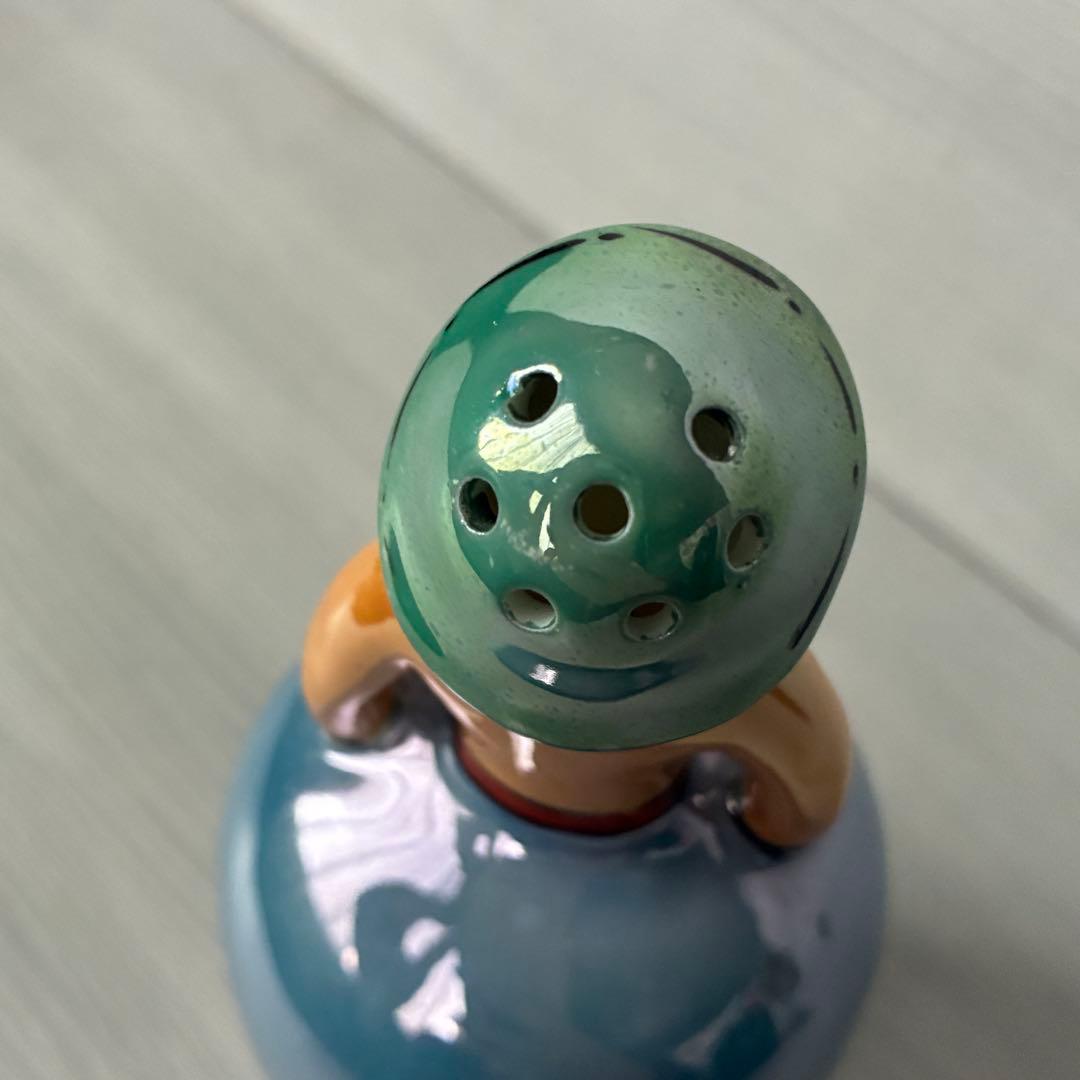 オールドノリタケ　アールデコ調デコレディーのパウダーシェーカー　置物　インテリア