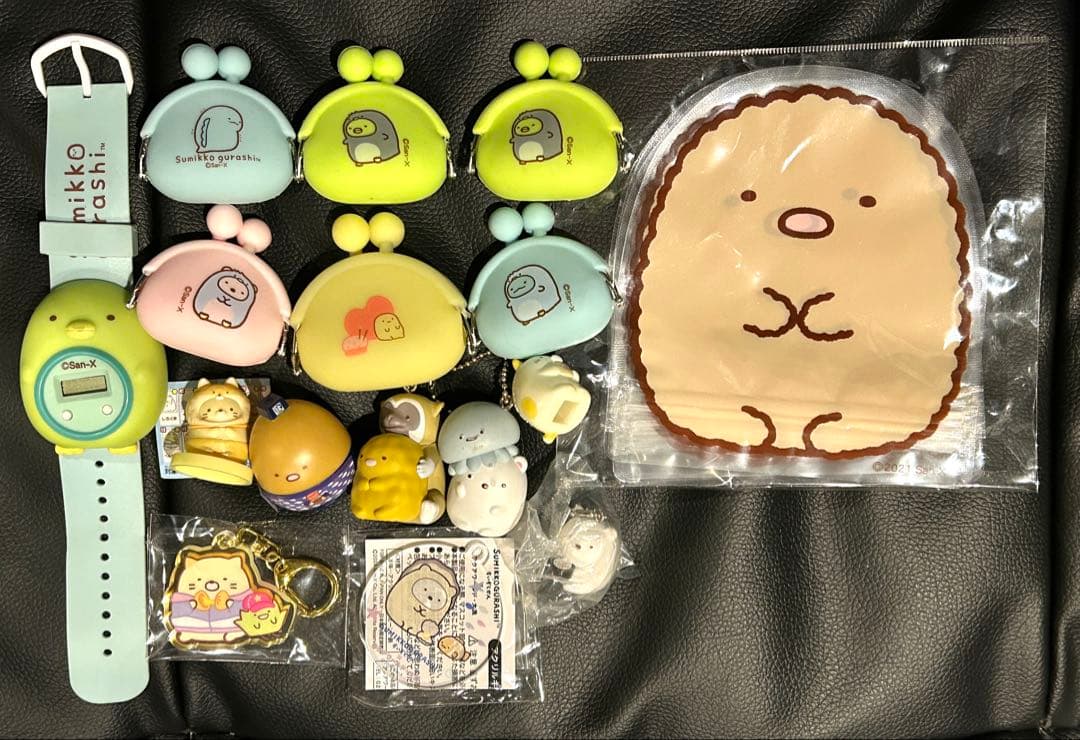 すみっコぐらし　グッズまとめ売り　てのりぬいぐるみ　ねこ　とかげ　えびふらい