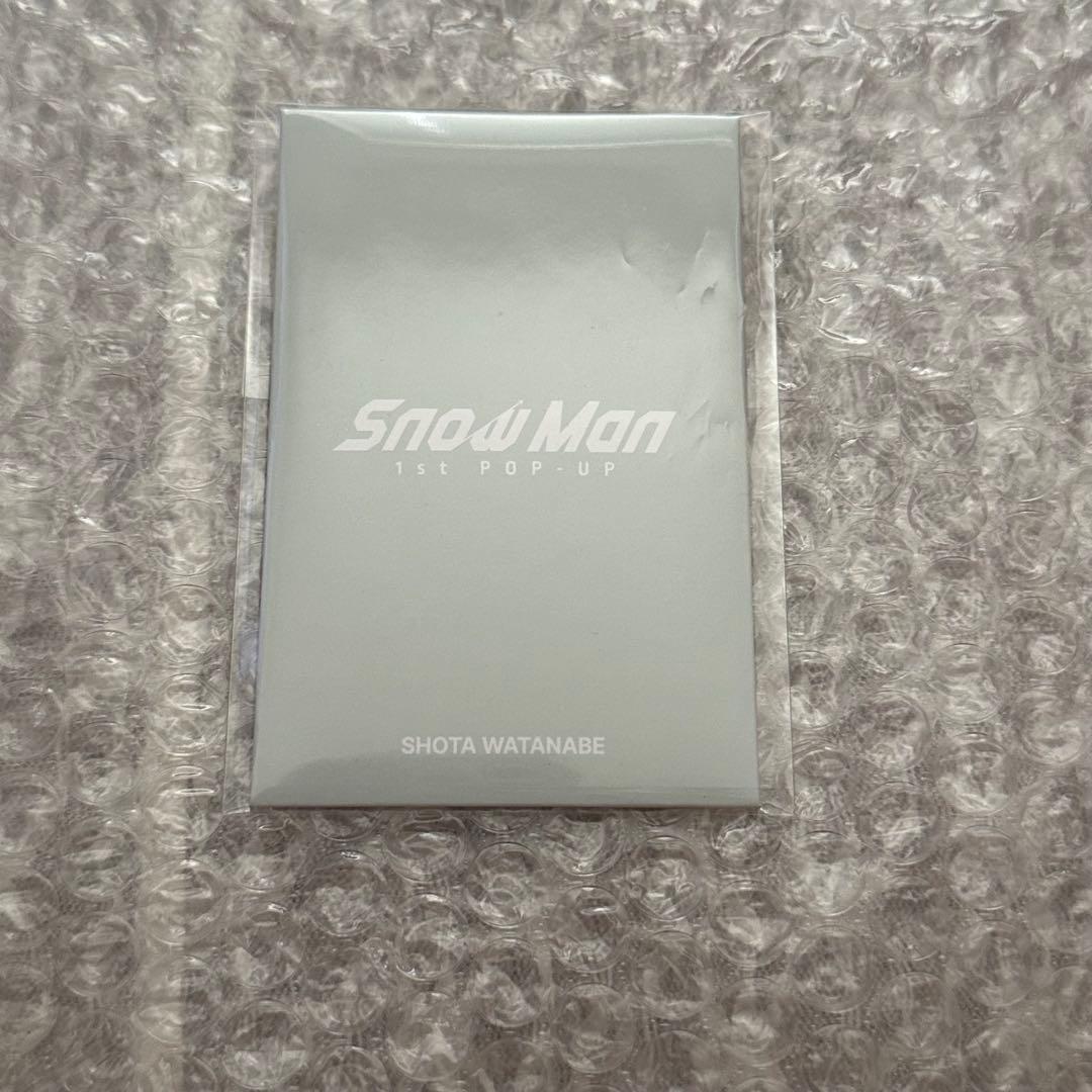  Man 渡辺翔太 ポップアップ フォトカード 缶バッジ 各5点セット