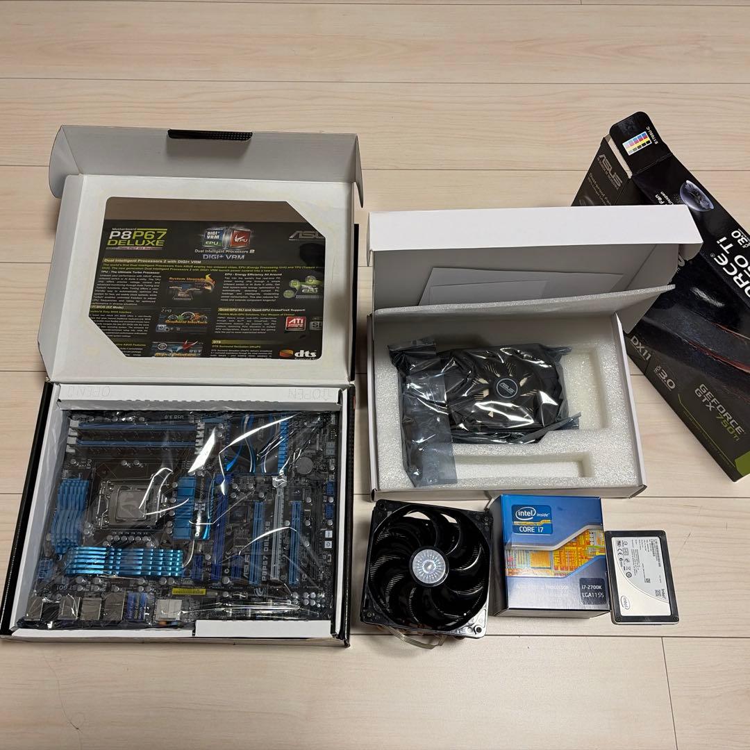 P8P67 +2700k +8GB +GTX750TI SSD40GB セット
