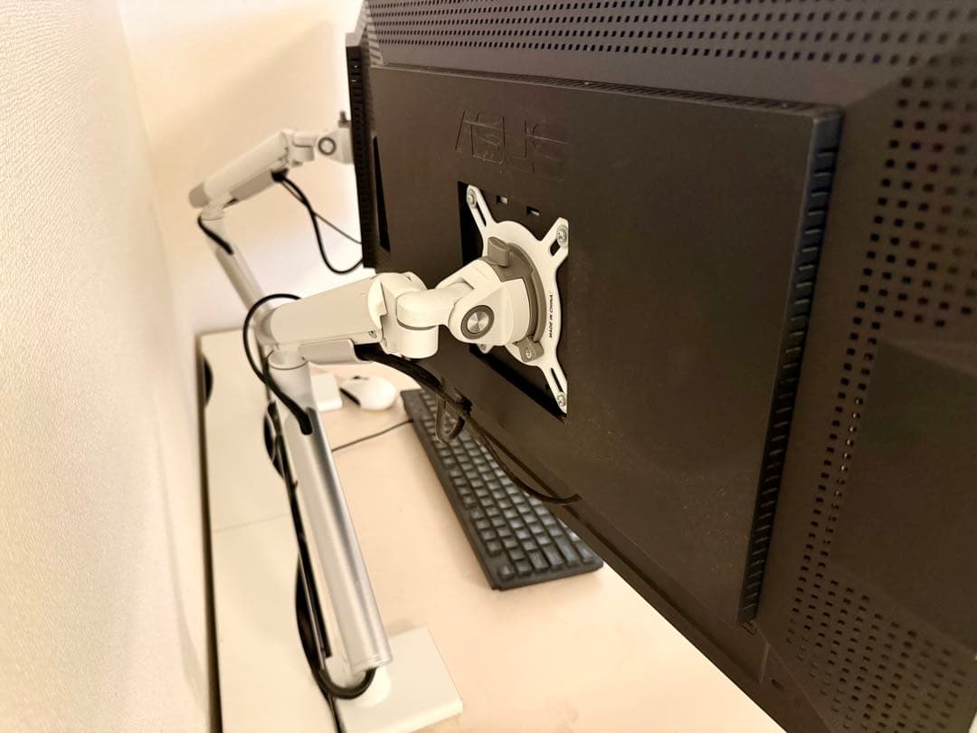 ASUS高精細デュアルモニターセット 24.1インチ×2(イギー)アーム×2