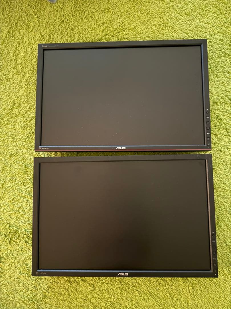 ASUS高精細デュアルモニターセット 24.1インチ×2(イギー)アーム×2