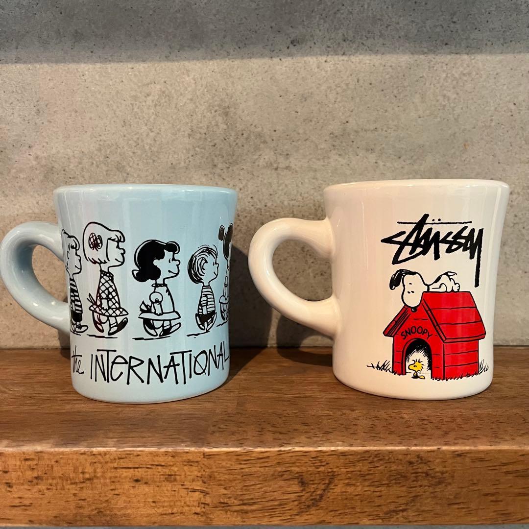 STUSSY×PEANUTS マグカップ　2個セット SNOOPY スヌーピー