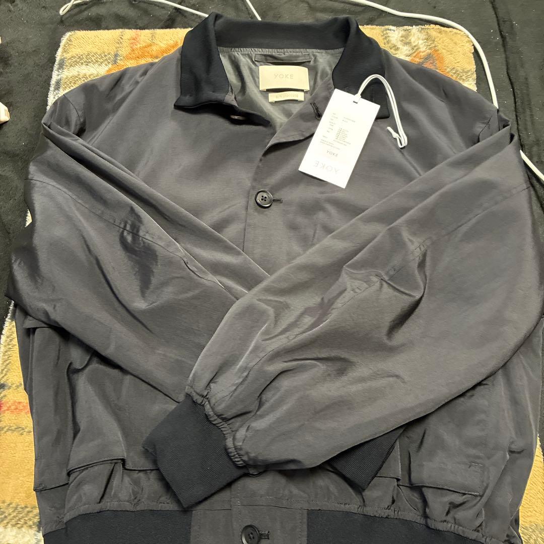 最終価格25AW YOKE Silk Nylon Driving Blouson
