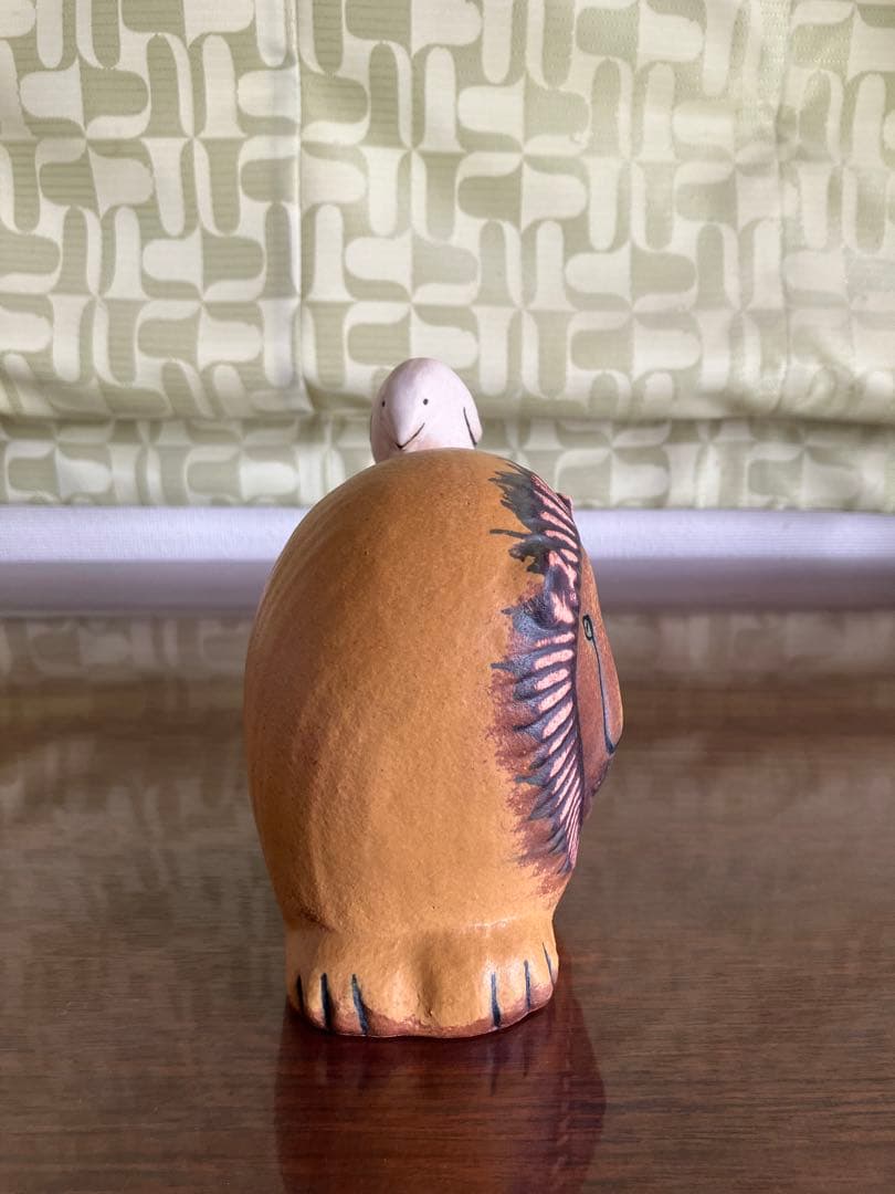 新品　リサラーソン　ライオンと鳥