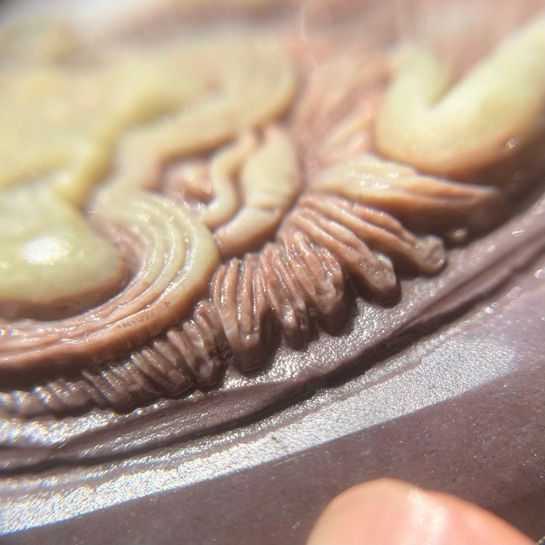 レア 天然石 パープル ローブジェイド 硬玉 ジェダイト 彫刻 魔除け 希少品