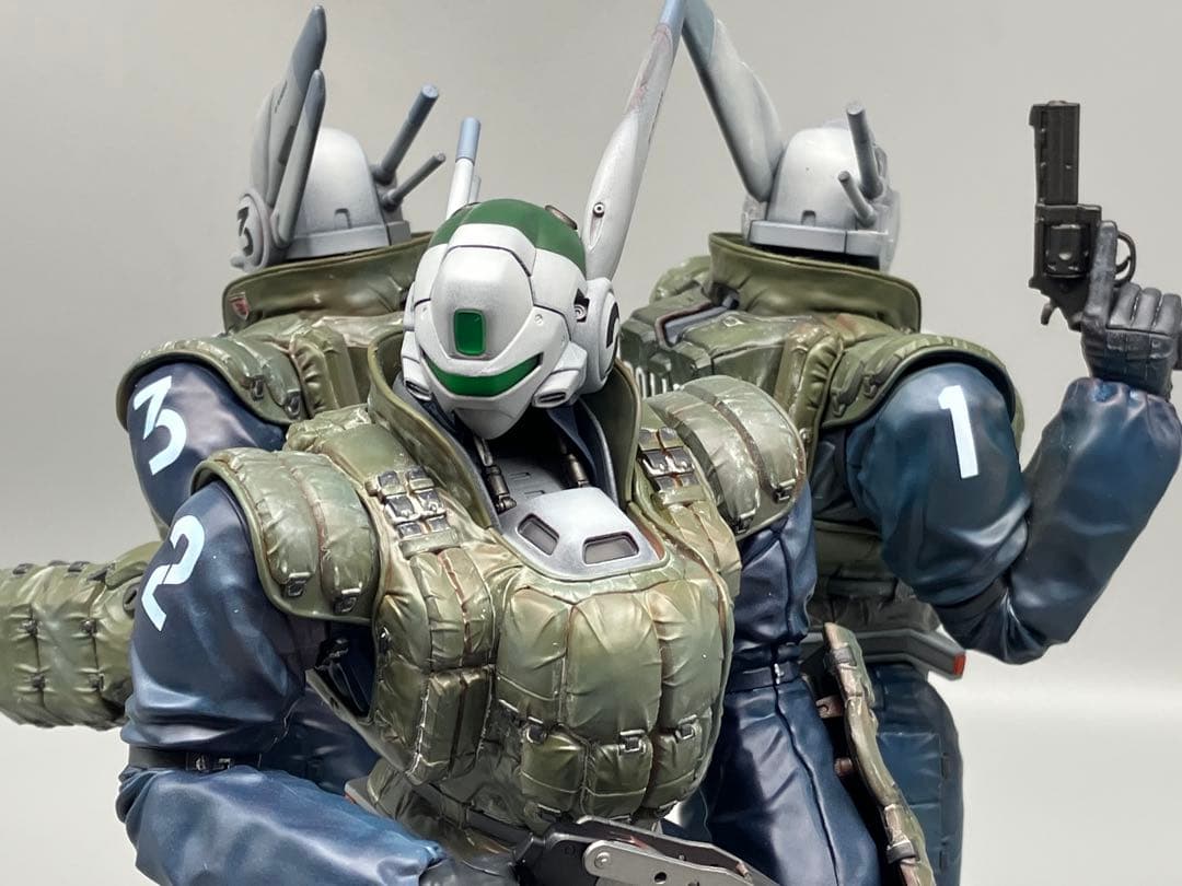 海洋堂ARTPLAパトレイバー　イングラムリアクティブアーマー 3体セット完成品