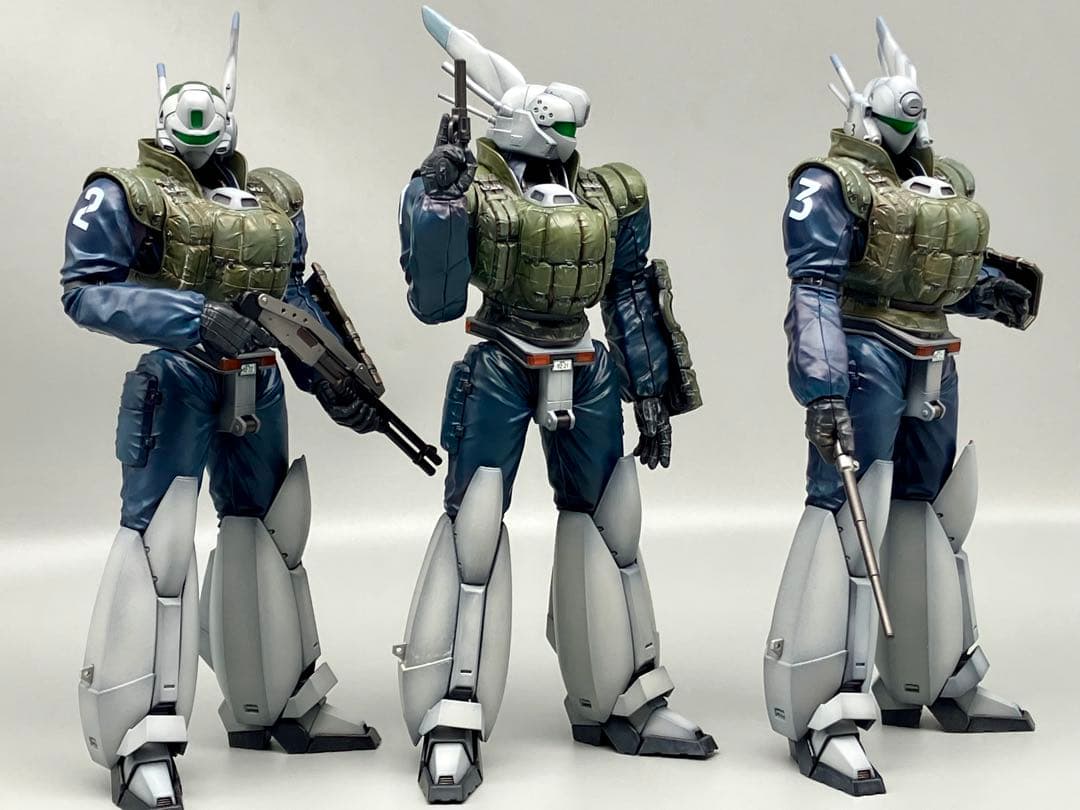 海洋堂ARTPLAパトレイバー　イングラムリアクティブアーマー 3体セット完成品