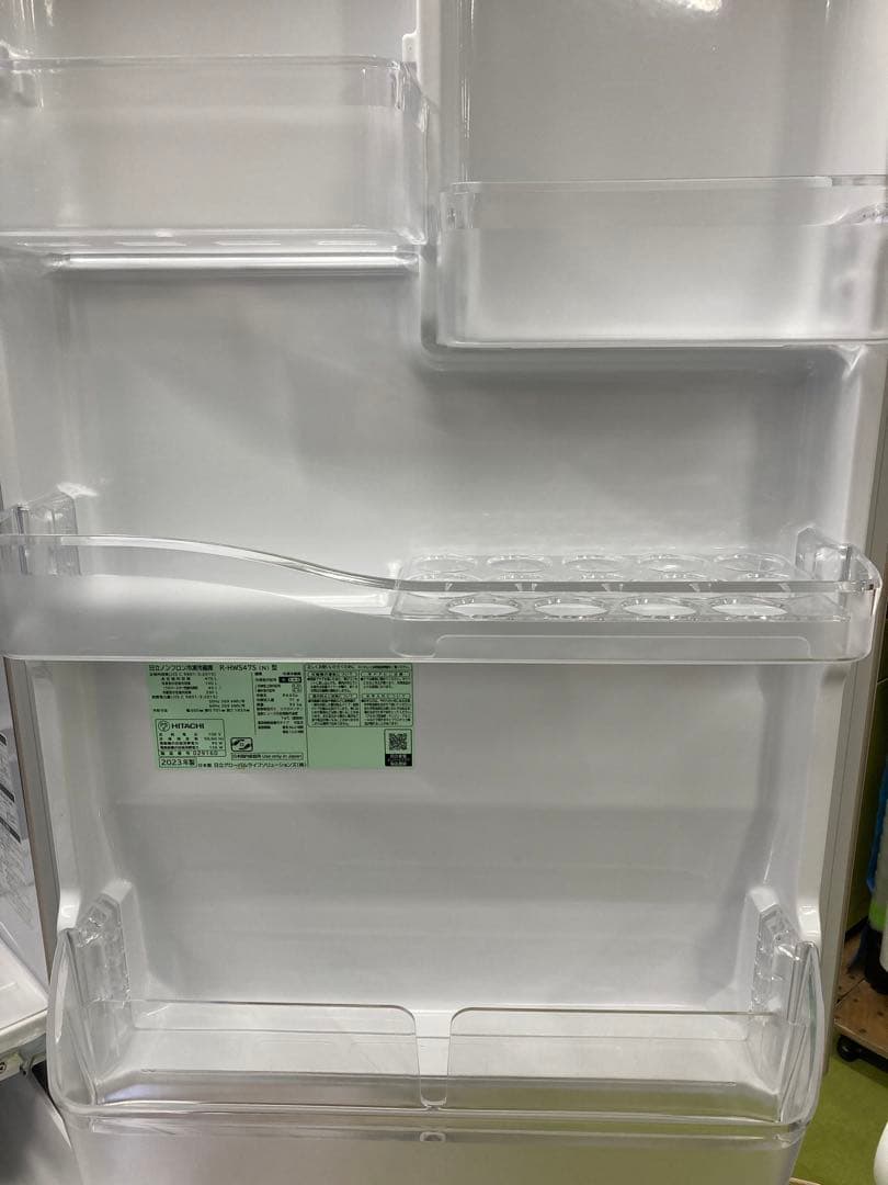 日立ノンフロン冷凍冷蔵庫　R-HWS47S 470L 23年製　HITACHI