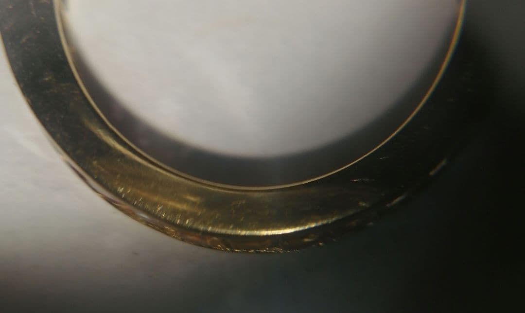 K18YG【3号】グラデーションカラーサファイア フルエタニティ ピンキーリング