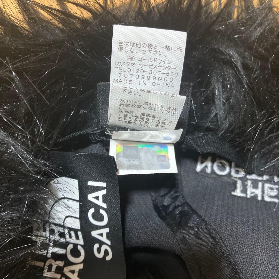THE NORTH FACE sacai ブラック フライトキャップ
