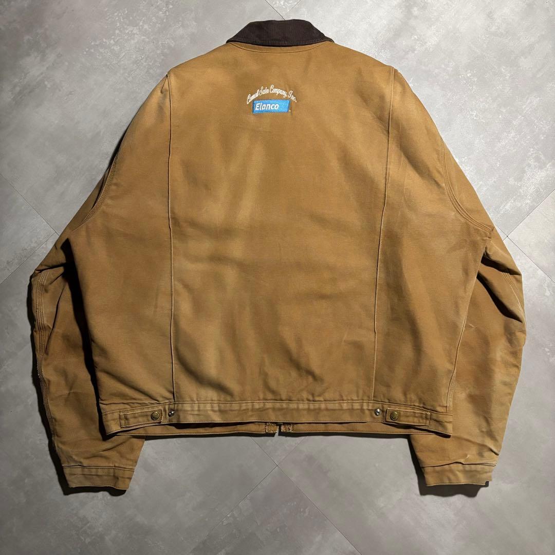 90s- Dickies ディッキーズ　デトロイトジャケット　キャメル　フェード