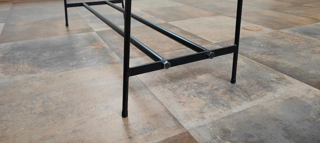 アイアン ハンガーラック 下段２本 店舗什器 コートスタンド 分解 スチール