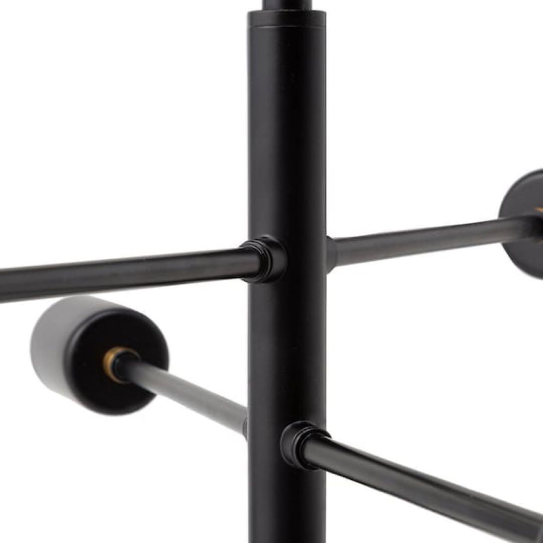 ニトリ ペンダントライト セイス ブラック6灯 E26新品調光機能電球付き