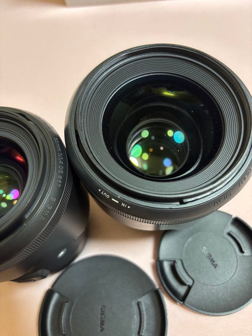 SIGMA 単焦点レンズ 2本セット キャノン用
