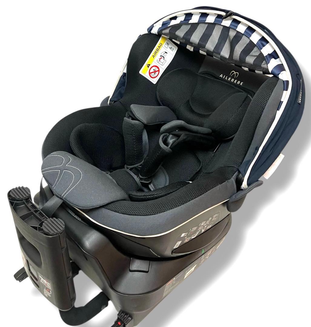 美品 送料無料 エールベベ クルットi エアーメッシュ フィールネイビー