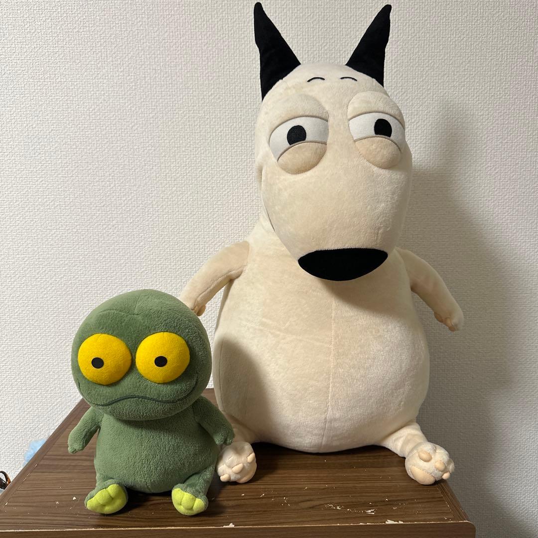 【2個セット】　バムとケロ　ぬいぐるみ　Lサイズ　セット