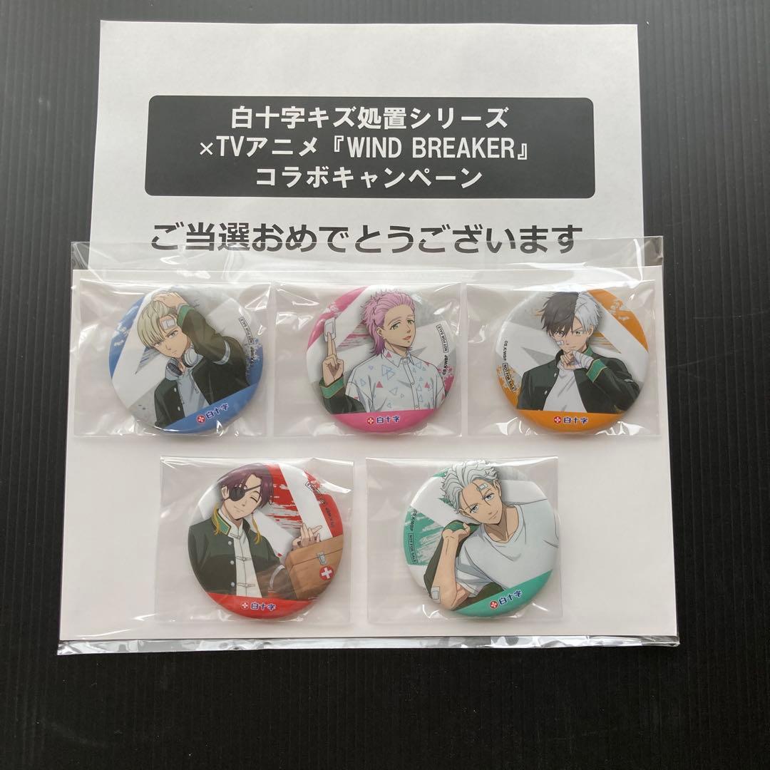 WIND BREAKER ウィンブレ 白十字 缶バッジ セット