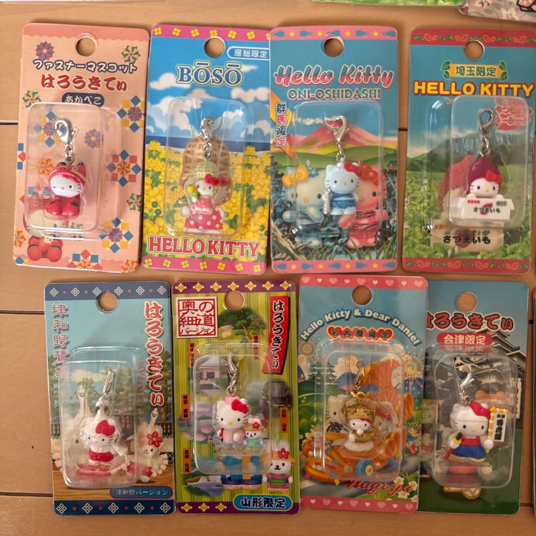 新品未使用 ハローキティ ご当地 キーホルダー 根付け サンリオ
