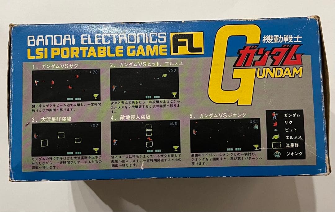 BANDAI FL MOBILE SUIT GUNDAM LSIゲーム