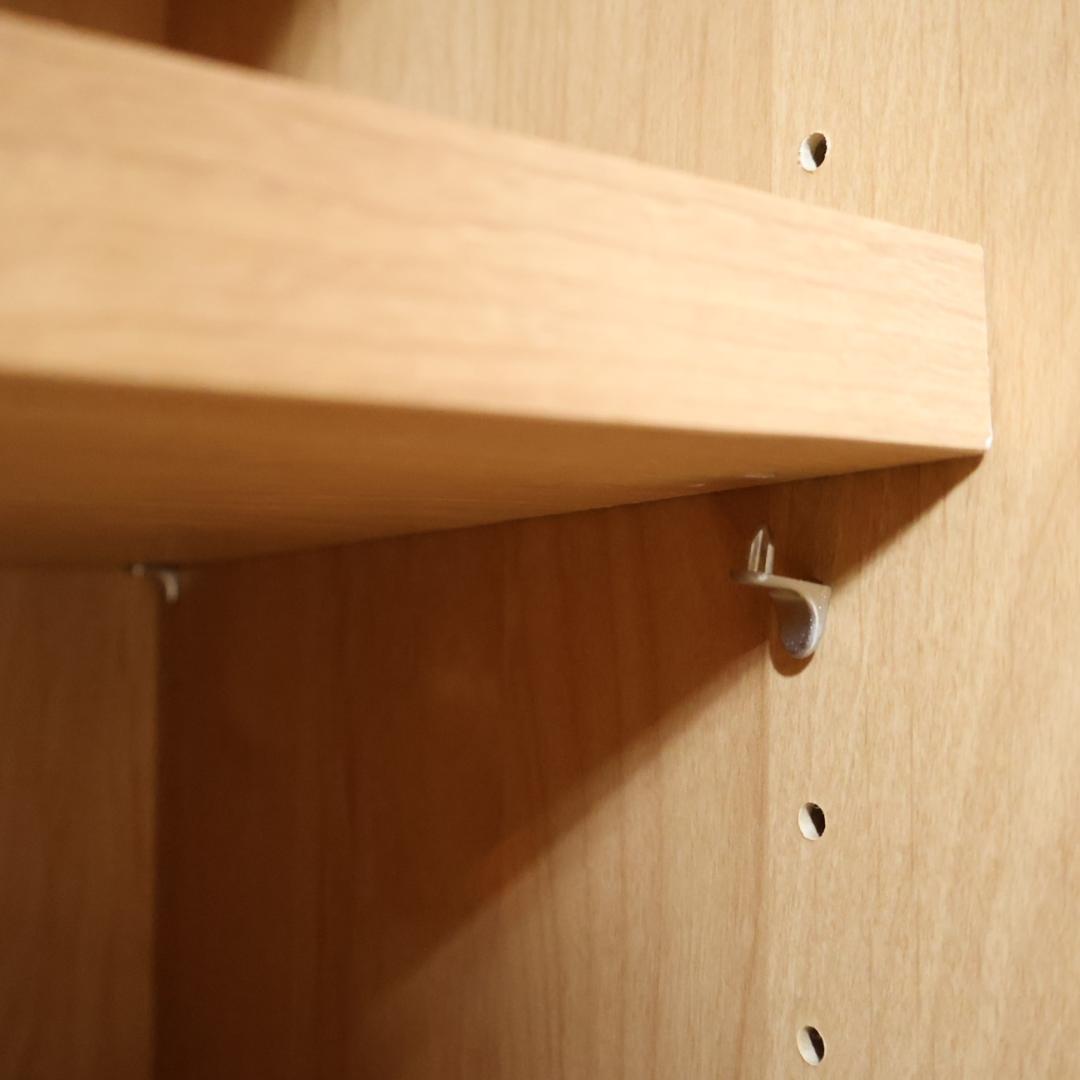 HOTTA WODDY アールデザイン ブックシェルフ アルダー材 キャビネット