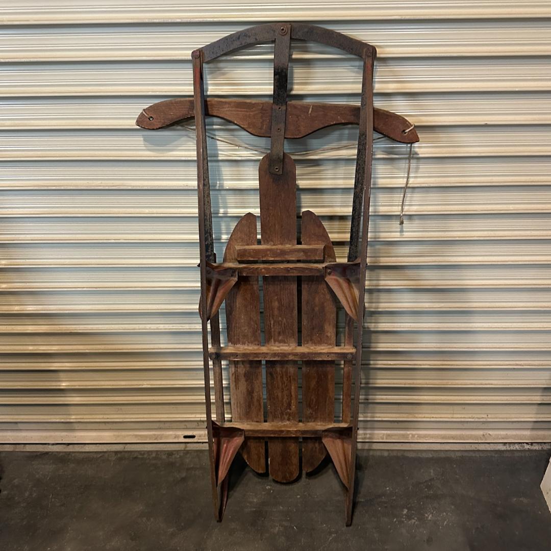 ヴィンテージ 木製 ソリ「SPEEDAWAY」アメリカ製 レトロ 店舗什器