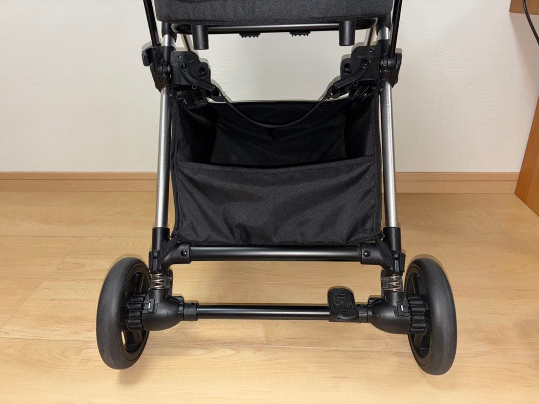 smooca mini ペットカート ブラック カップホルダ付　折り畳み式　美品