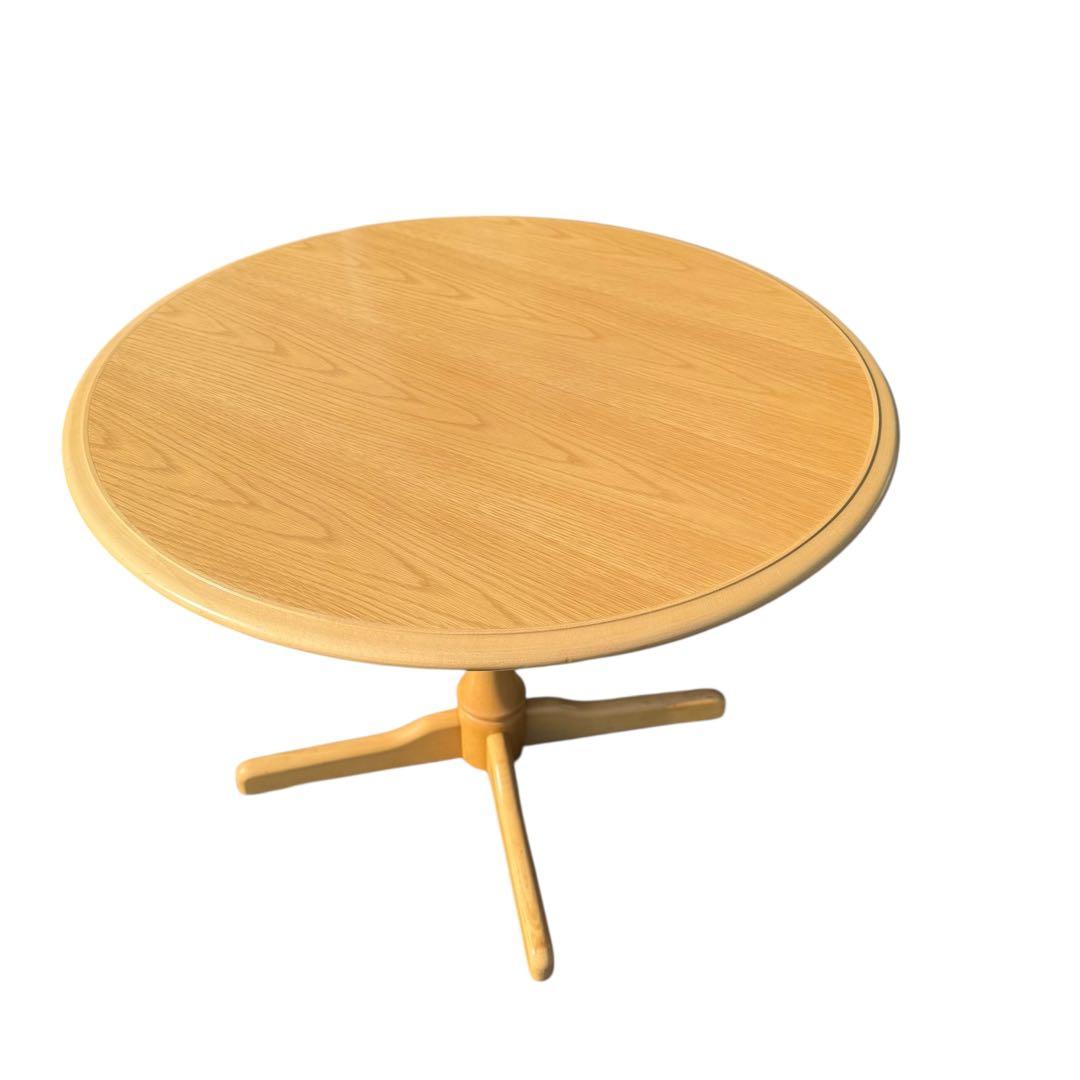 HR819 秋田木工 ダイニングテーブル T-5651 丸型テーブル ナラ材