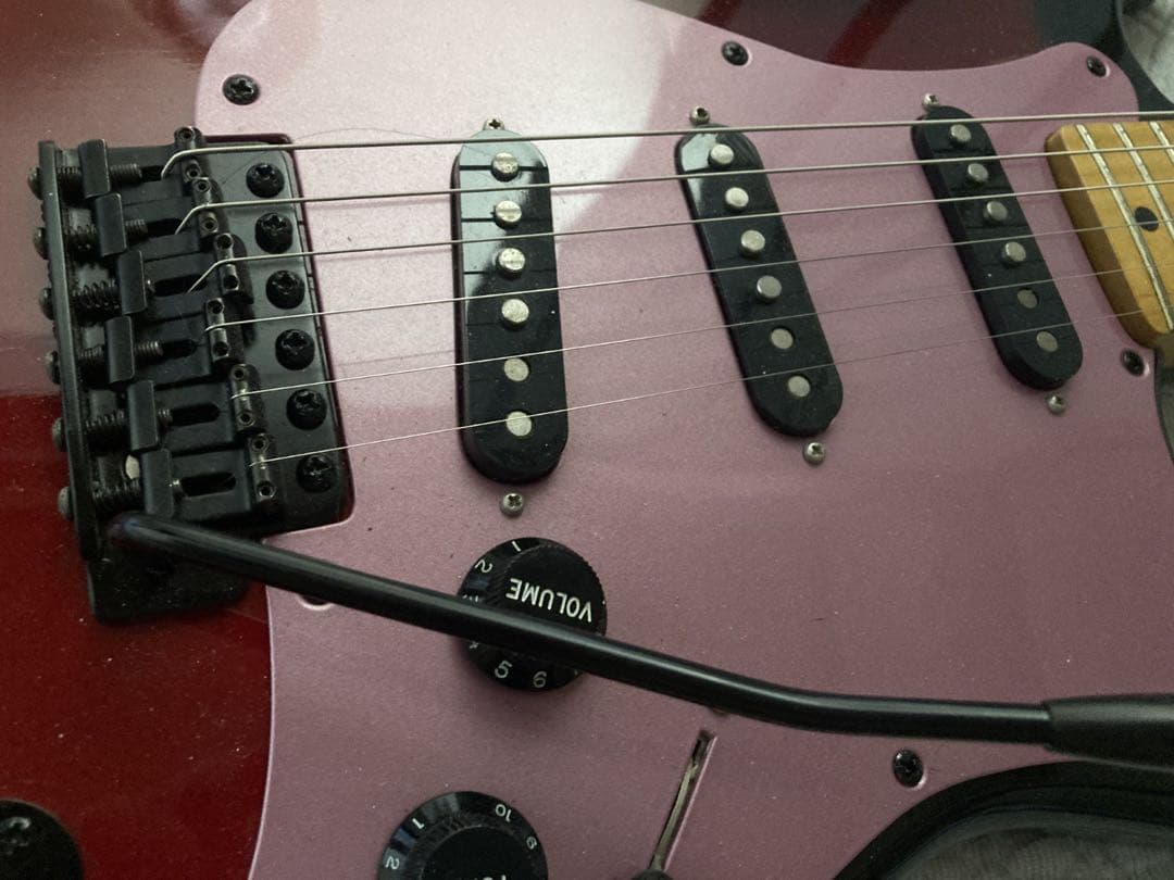 ラルクアンシエル　Kenさんモデル（Galaxy Red）風　ストラトキャスター