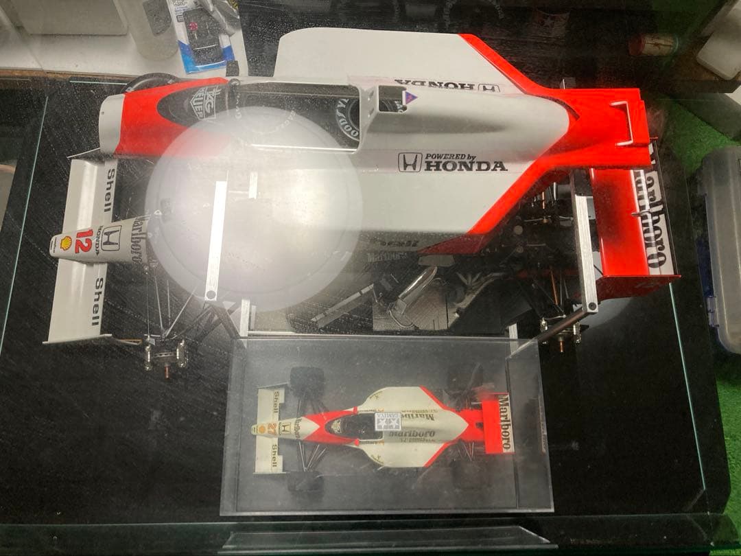 1/8 ディアゴスティーニ マクラーレン MP4/4 完成品 アイルトンセナ