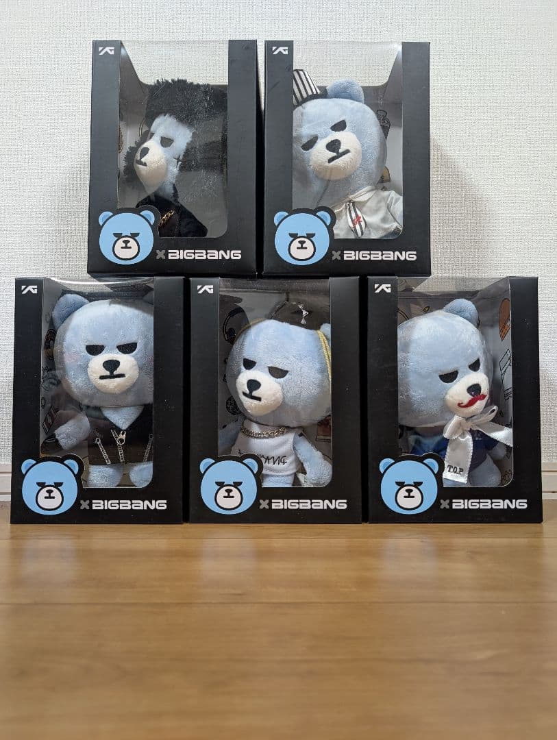 BIGBANG ぬいぐるみ マスコット 5体セット アイドル 初期