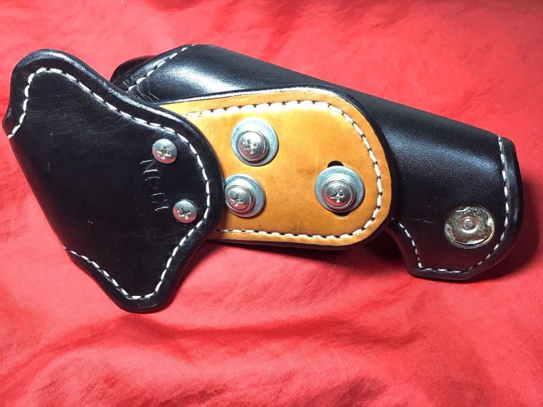 KEIN製　実物革製1911競技用ホルスターバスケットタイプ右用BK　未使用品