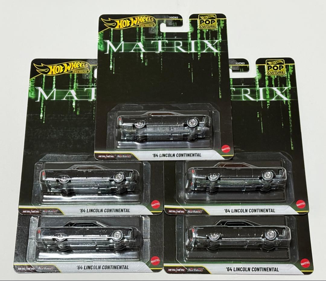 ホットウィール 64 LINCOLN CONTINENTAL 5台