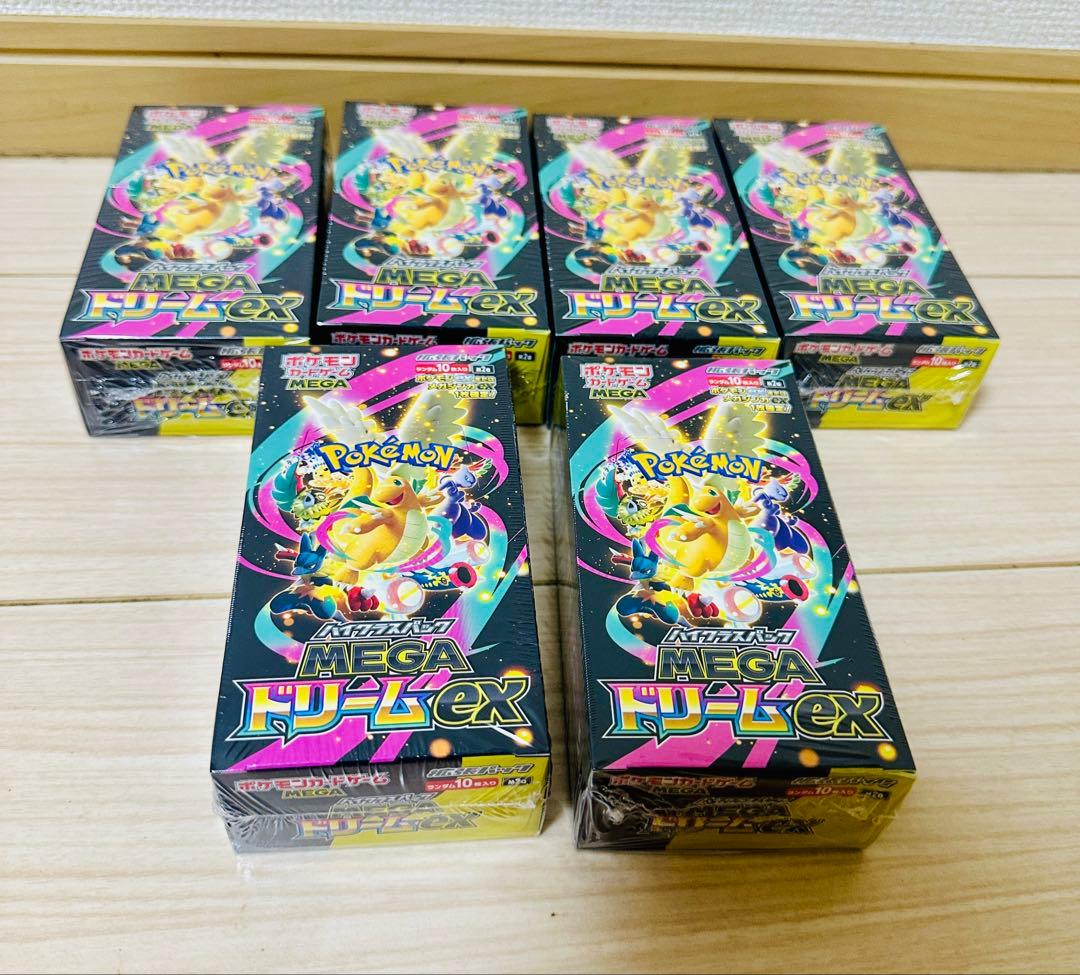 ポケモンカード MEGAドリームEX 6Boxシュリンク付き