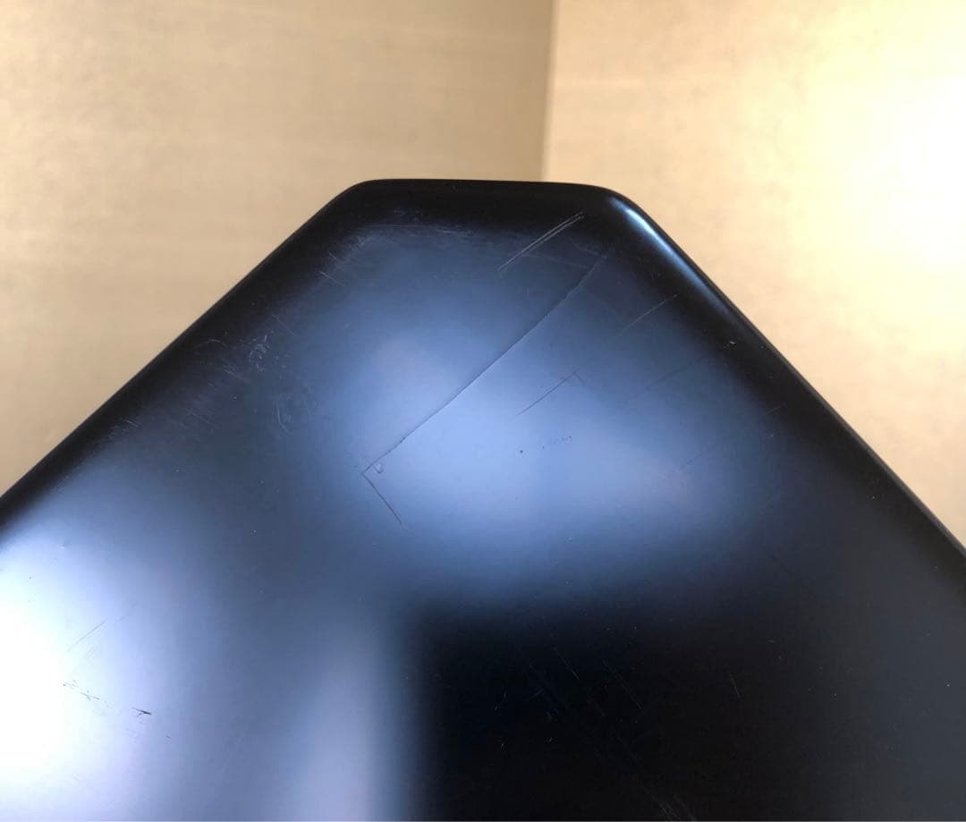 《R》輪島塗 黒真塗 縁高重 菓子器 木製漆器 木箱　251204お3