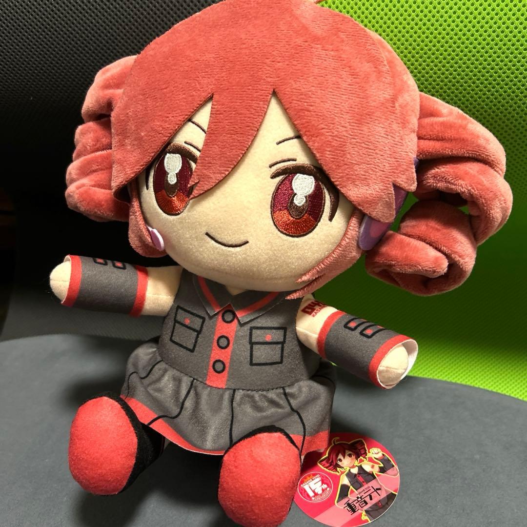 重音テト　おすわりBIGぬいぐるみ　ラウンドワン